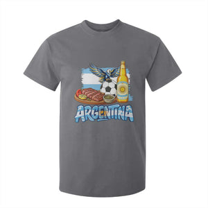 Argentine Pride Soccer And Beer T Shirt For Kid Football Fan Graphic