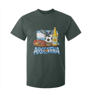 Argentine Pride Soccer And Beer T Shirt For Kid Football Fan Graphic