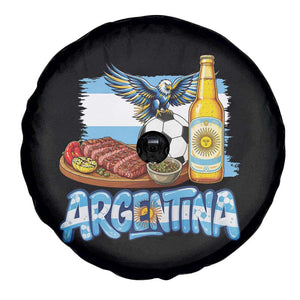 Argentine Pride Soccer And Beer Spare Tire Cover Football Fan Graphic