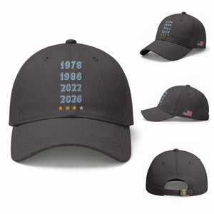 Argentina Flag Pride Soccer Baseball Cap 1978 1986 2022 Future Fourth Star