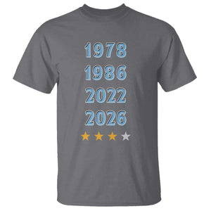 Argentina Flag Pride Soccer T Shirt 1978 1986 2022 Future Fourth Star
