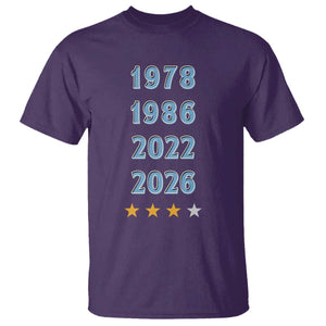 Argentina Flag Pride Soccer T Shirt 1978 1986 2022 Future Fourth Star