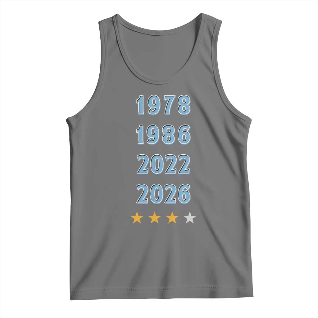 Argentina Flag Pride Soccer Tank Top 1978 1986 2022 Future Fourth Star