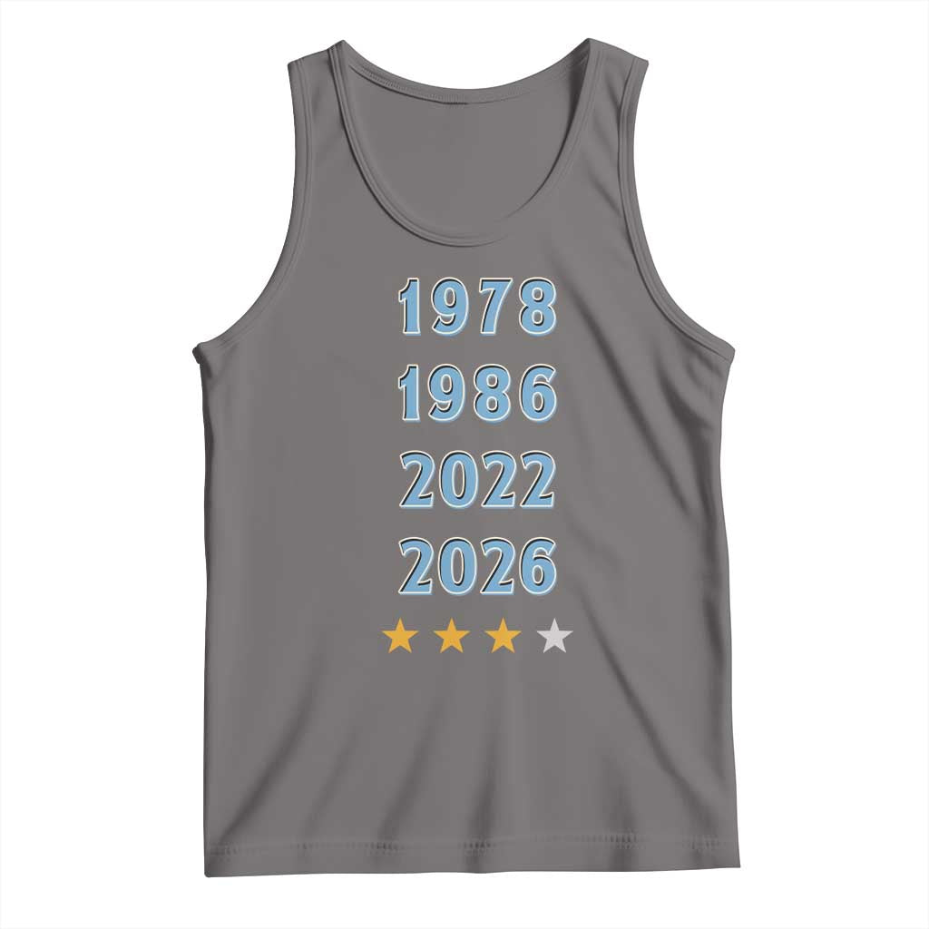 Argentina Flag Pride Soccer Tank Top 1978 1986 2022 Future Fourth Star