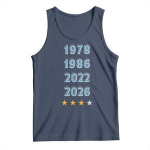 Argentina Flag Pride Soccer Tank Top 1978 1986 2022 Future Fourth Star