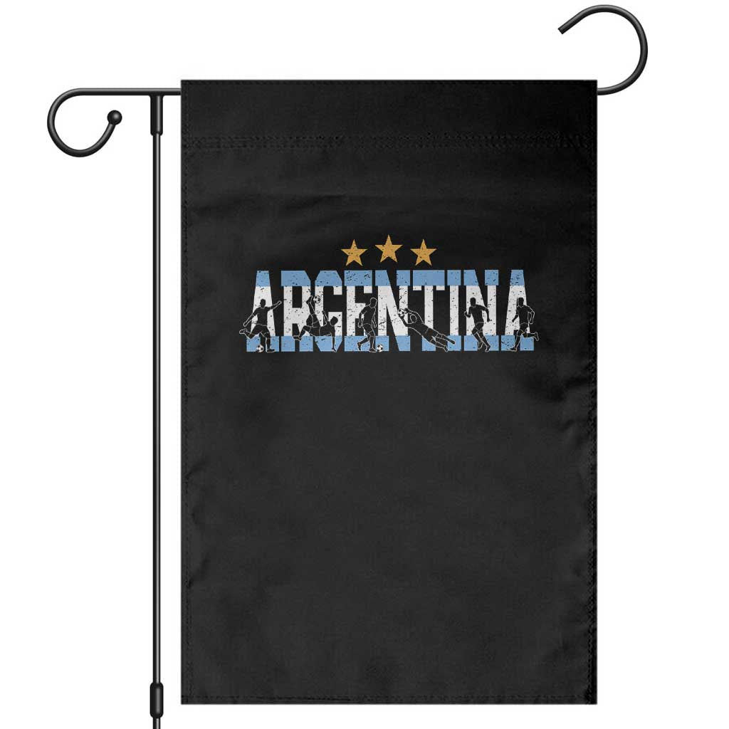 Proud Argentina Futbol Supporter National Pride Gift Garden Flag TS12 Black Print Your Wear