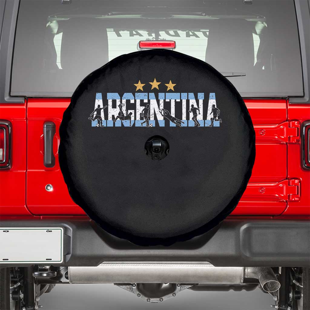 Proud Argentina Futbol Supporter National Pride Gift Spare Tire Cover