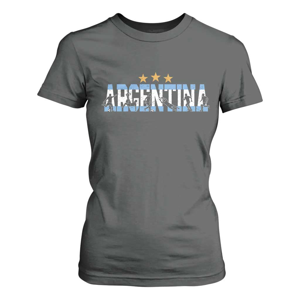Proud Argentina Futbol Supporter National Pride Gift T Shirt For Women