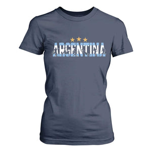 Proud Argentina Futbol Supporter National Pride Gift T Shirt For Women