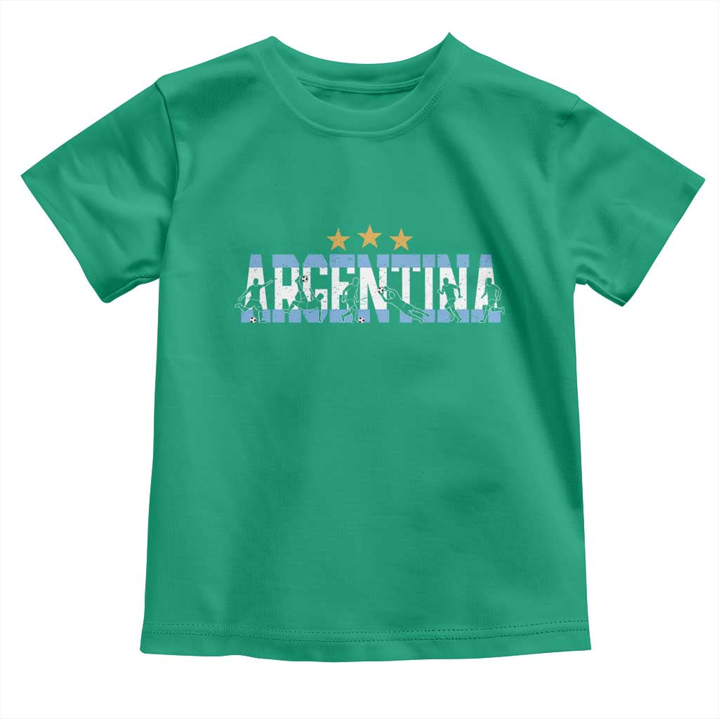 Proud Argentina Futbol Supporter National Pride Gift Toddler T Shirt