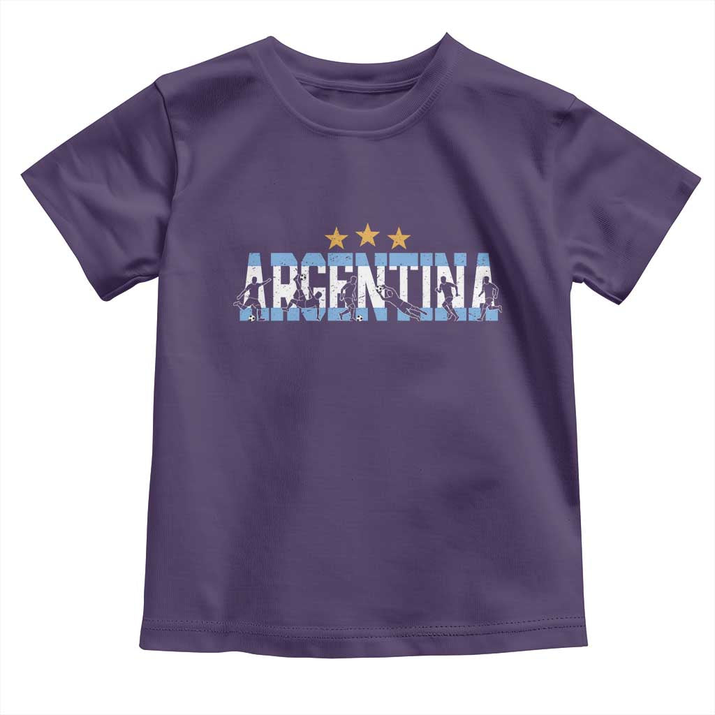 Proud Argentina Futbol Supporter National Pride Gift Toddler T Shirt