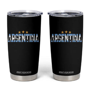 Proud Argentina Futbol Supporter National Pride Gift Tumbler Cup