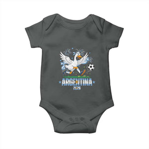 Funny Argentina Soccer Goose Baby Onesie Football Fan Graphic