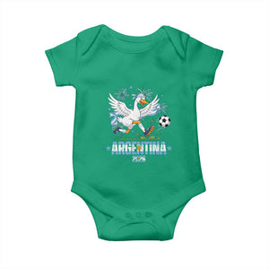 Funny Argentina Soccer Goose Baby Onesie Football Fan Graphic