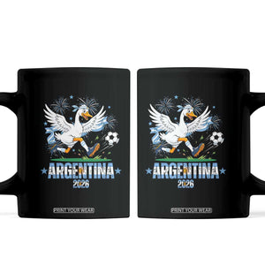 Funny Argentina Soccer Goose Coffee Mug Football Fan Graphic