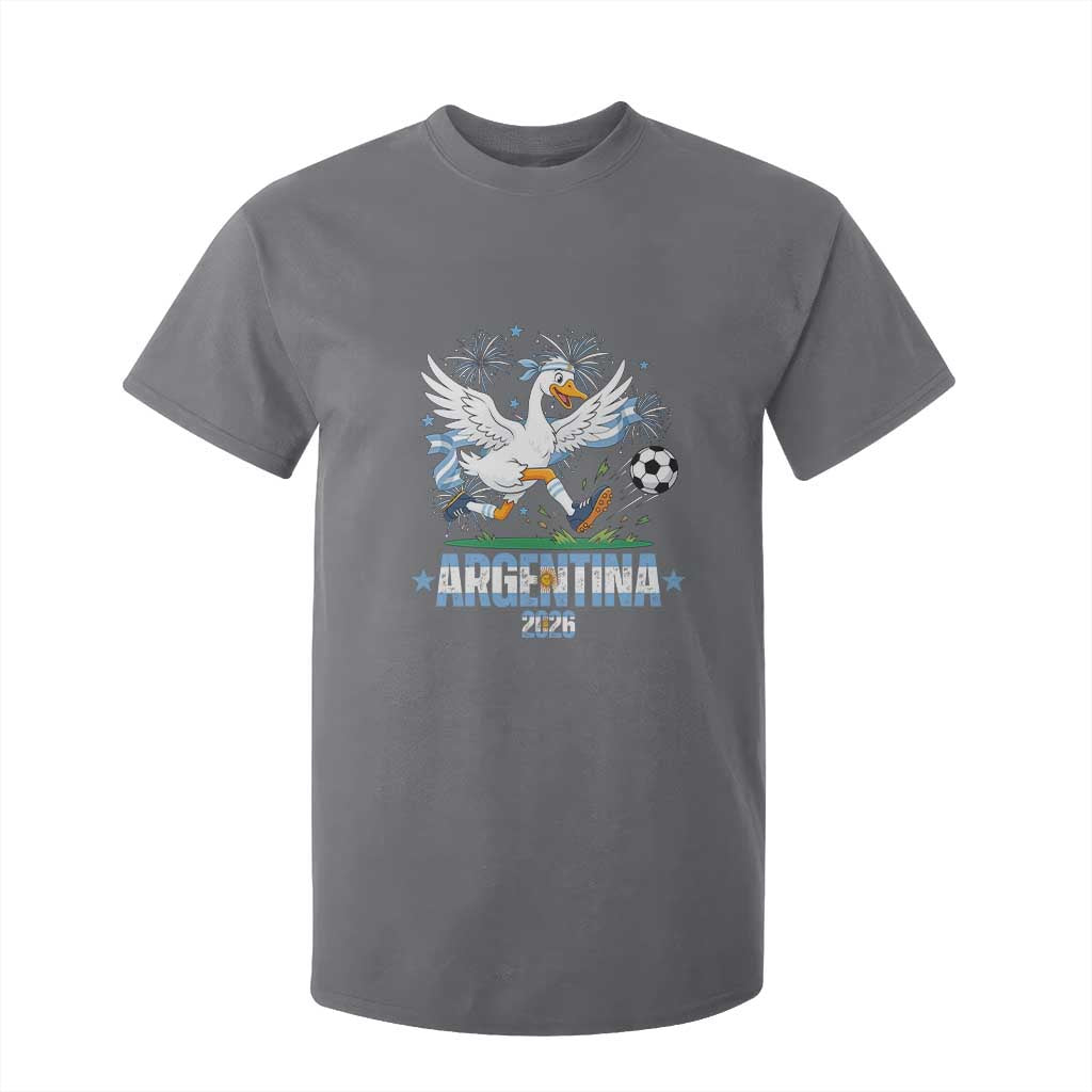 Funny Argentina Soccer Goose T Shirt For Kid Football Fan Graphic