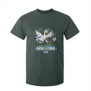 Funny Argentina Soccer Goose T Shirt For Kid Football Fan Graphic