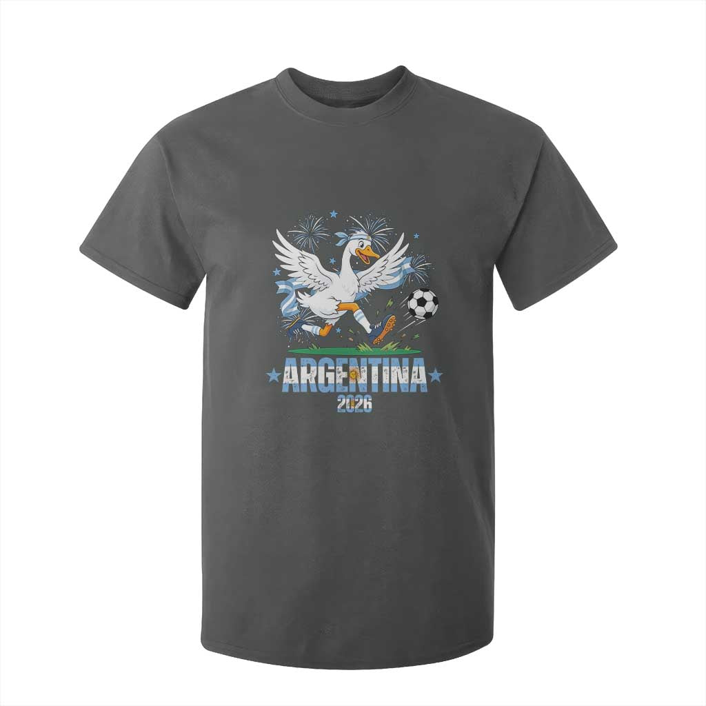 Funny Argentina Soccer Goose T Shirt For Kid Football Fan Graphic
