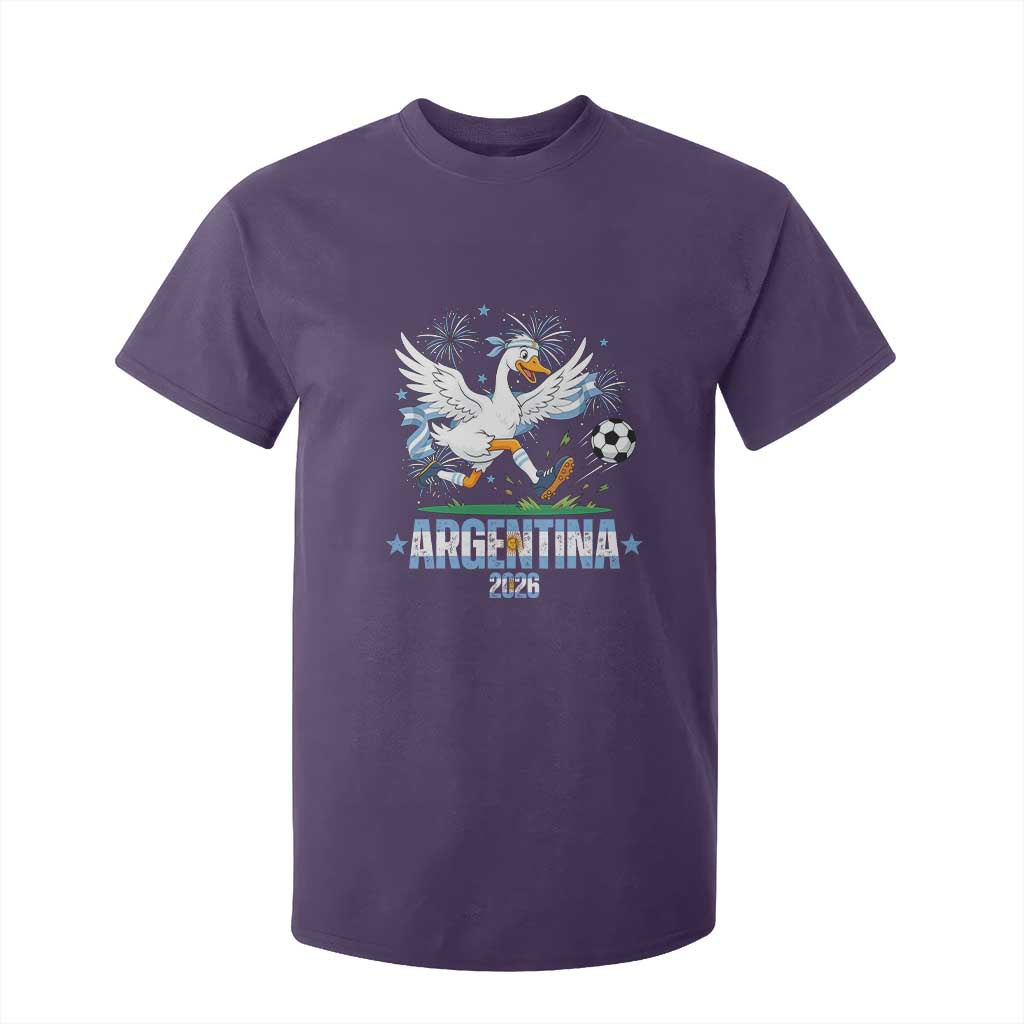 Funny Argentina Soccer Goose T Shirt For Kid Football Fan Graphic