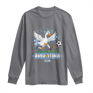 Funny Argentina Soccer Goose Long Sleeve Shirt Football Fan Graphic