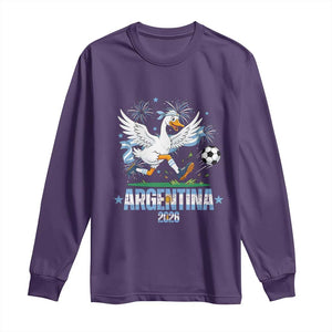 Funny Argentina Soccer Goose Long Sleeve Shirt Football Fan Graphic