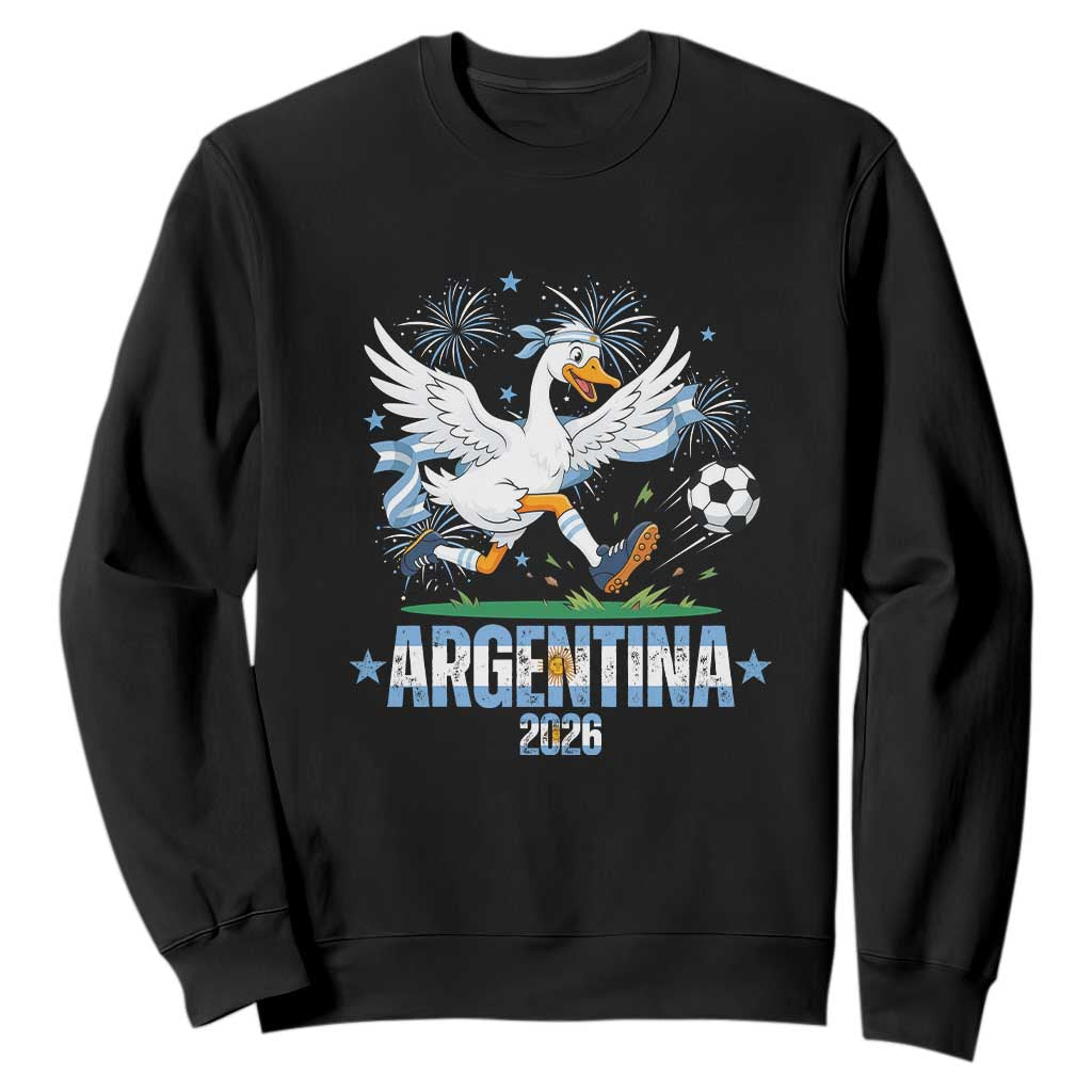 Funny Argentina Soccer Goose Sweatshirt Football Fan Graphic
