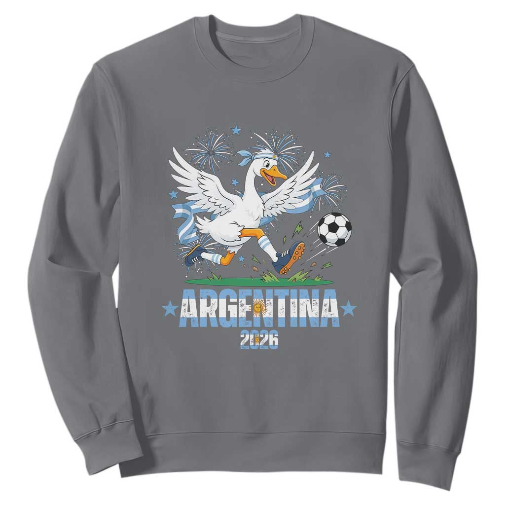 Funny Argentina Soccer Goose Sweatshirt Football Fan Graphic