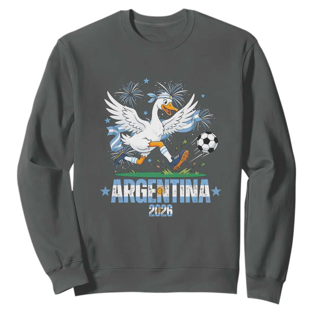 Funny Argentina Soccer Goose Sweatshirt Football Fan Graphic