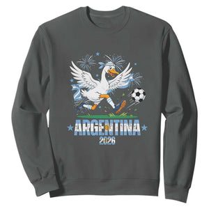 Funny Argentina Soccer Goose Sweatshirt Football Fan Graphic
