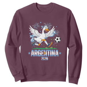 Funny Argentina Soccer Goose Sweatshirt Football Fan Graphic