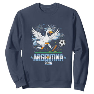 Funny Argentina Soccer Goose Sweatshirt Football Fan Graphic