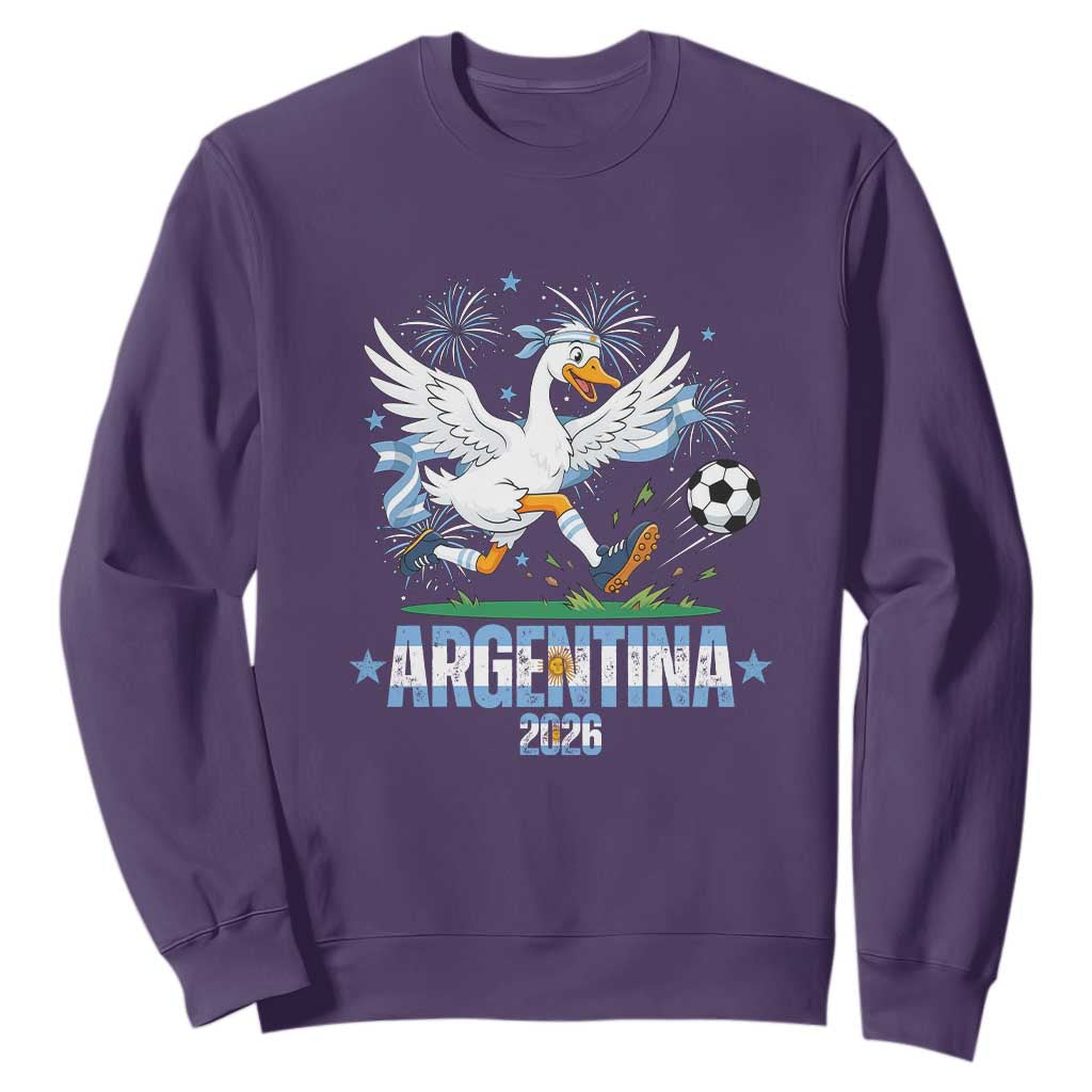 Funny Argentina Soccer Goose Sweatshirt Football Fan Graphic