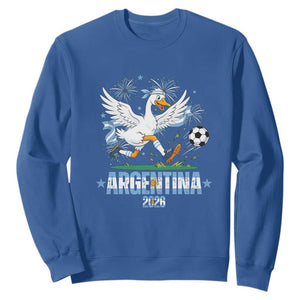 Funny Argentina Soccer Goose Sweatshirt Football Fan Graphic