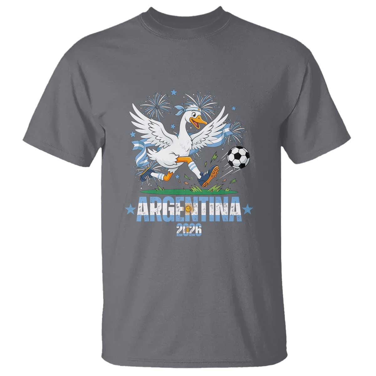 Funny Argentina Soccer Goose T Shirt Football Fan Graphic