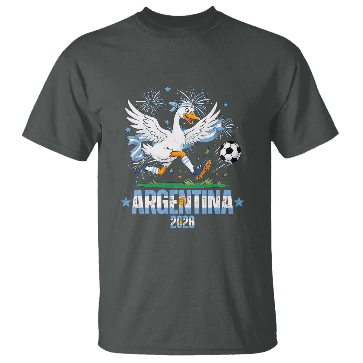 Funny Argentina Soccer Goose T Shirt Football Fan Graphic