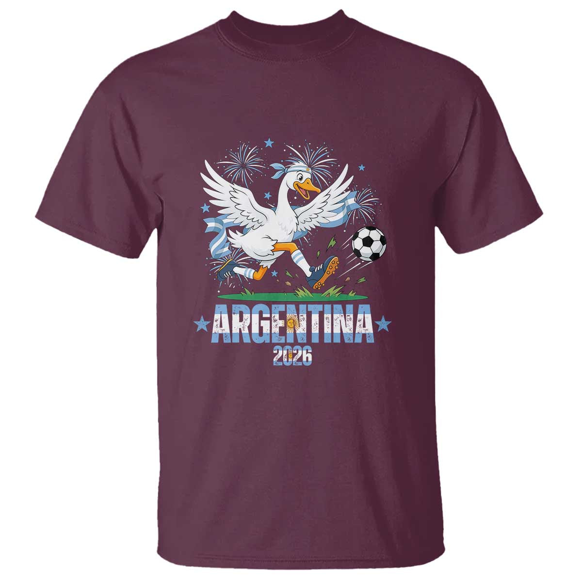 Funny Argentina Soccer Goose T Shirt Football Fan Graphic