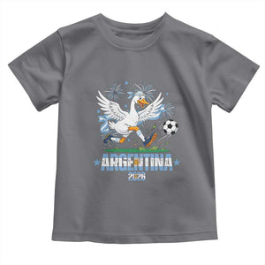 Funny Argentina Soccer Goose Toddler T Shirt Football Fan Graphic