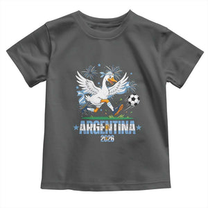 Funny Argentina Soccer Goose Toddler T Shirt Football Fan Graphic
