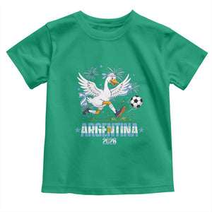 Funny Argentina Soccer Goose Toddler T Shirt Football Fan Graphic