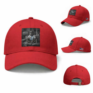 Funny Bigfoot Watching Soccer Baseball Cap Argentina Futbol Fan