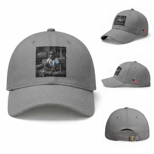 Funny Bigfoot Watching Soccer Baseball Cap Argentina Futbol Fan