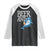 Dolphin And Beer Lover Funny Beach Life Gift Raglan Shirt TS12 Black White Print Your Wear