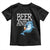 Dolphin And Beer Lover Funny Beach Life Gift Toddler T Shirt TS12 Black Print Your Wear
