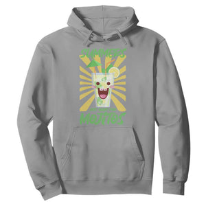 Summers Are Made For Mojitos Hoodie Funny Vacation Cocktail TS12 Sport Gray Print Your Wear