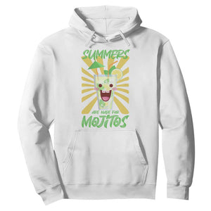 Summers Are Made For Mojitos Hoodie Funny Vacation Cocktail TS12 White Print Your Wear