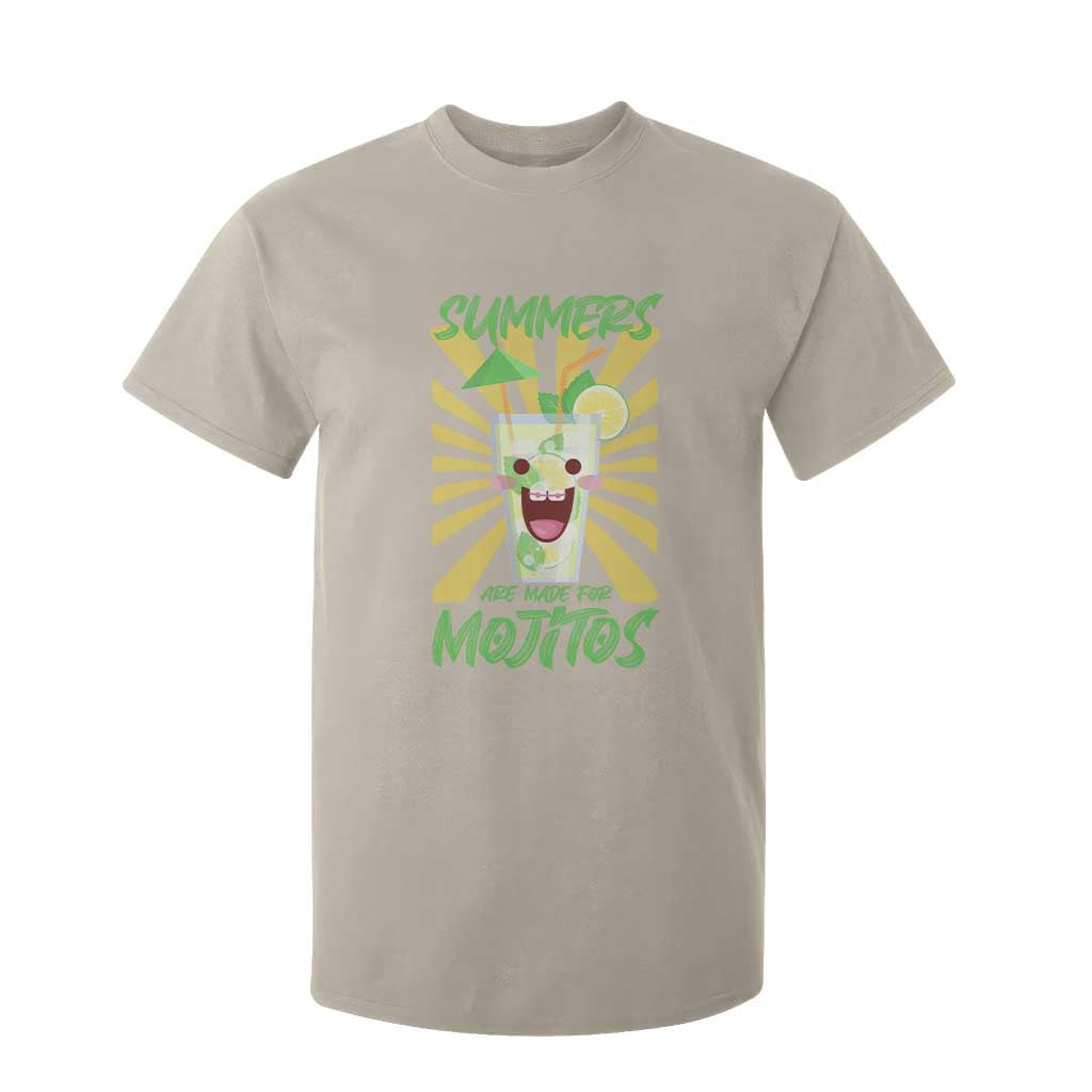 Summers Are Made For Mojitos T Shirt For Kid Funny Vacation Cocktail TS12 Sand Print Your Wear