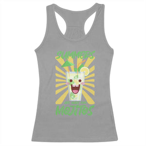Summers Are Made For Mojitos Racerback Tank Top Funny Vacation Cocktail TS12 Sport Gray Print Your Wear