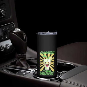 Summers Are Made For Mojitos Skinny Tumbler Funny Vacation Cocktail TS12 Print Your Wear