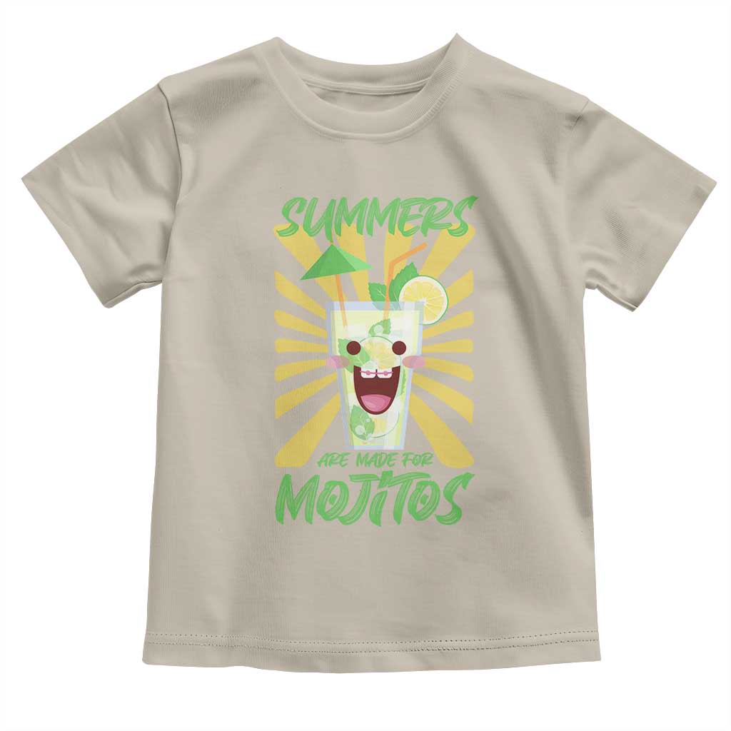 Summers Are Made For Mojitos Toddler T Shirt Funny Vacation Cocktail TS12 Sand Print Your Wear