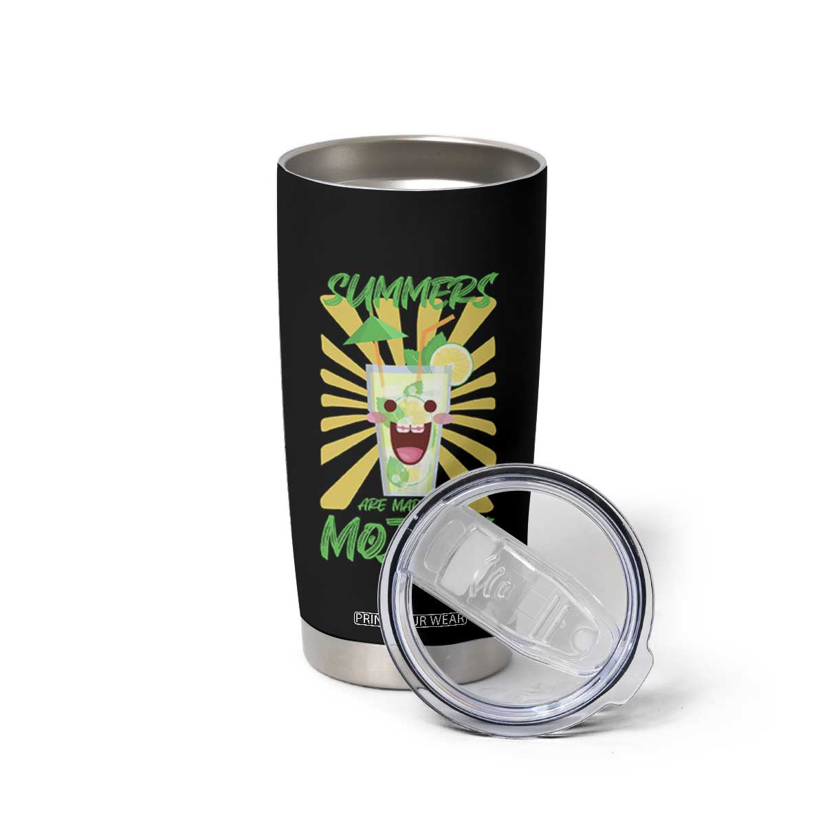 Summers Are Made For Mojitos Tumbler Cup Funny Vacation Cocktail TS12 Print Your Wear